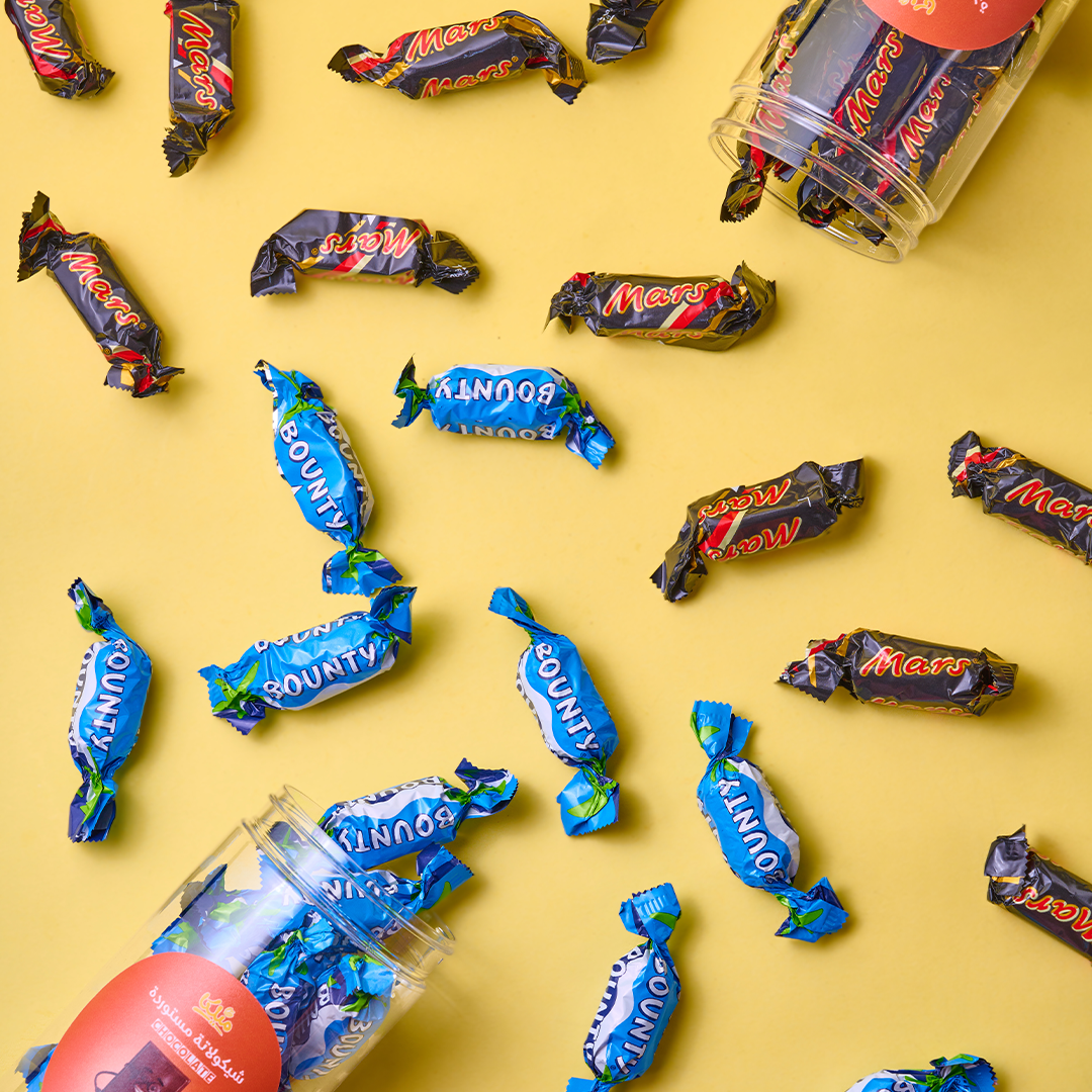 ميكس سنيكرز، باونتي، ومارس