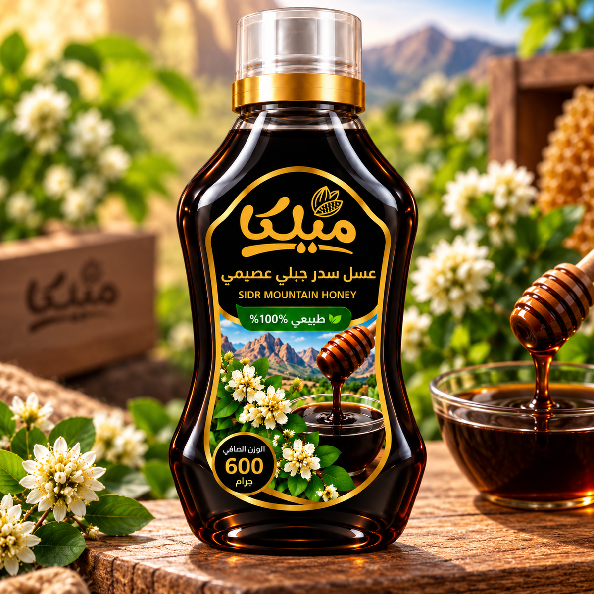 عسل سدر جبلى عصيمى 600 جرام