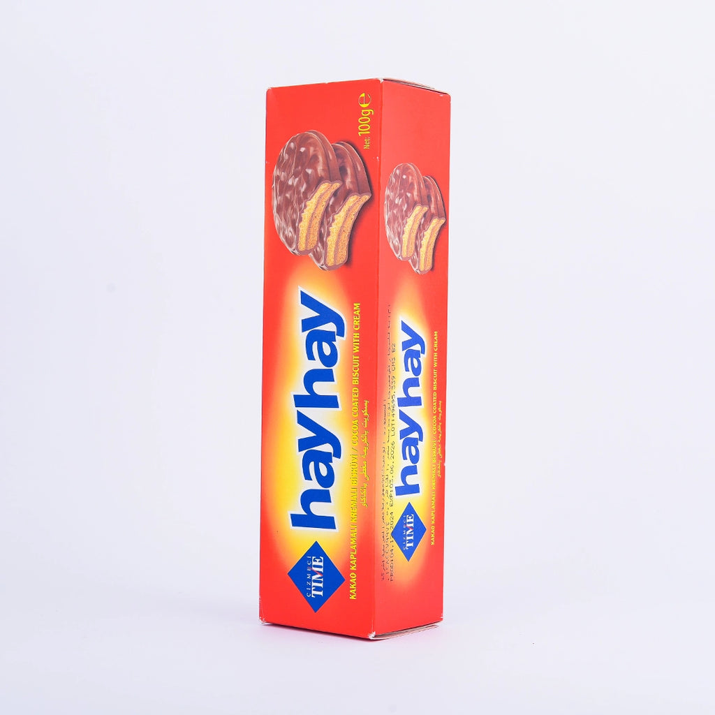 هاى هاى بسكويت مغطى بالشيكولاتة